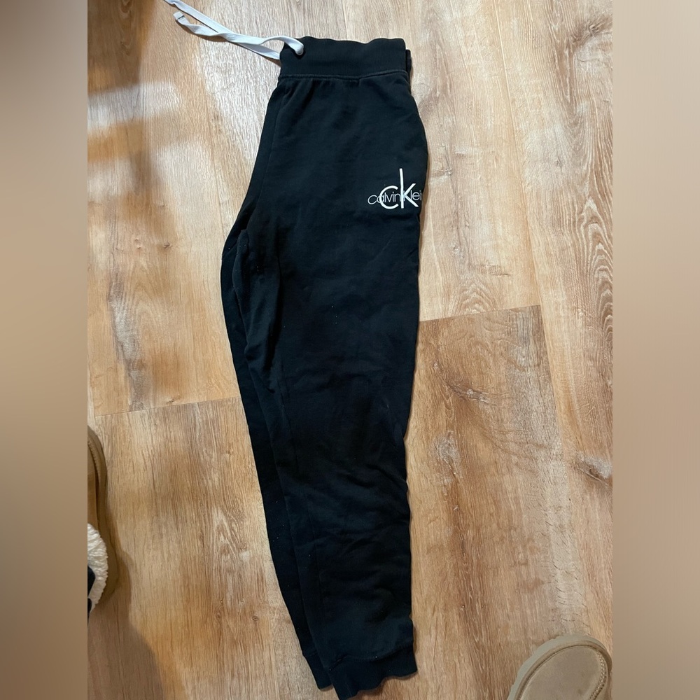 Calvin Klein black sweats, size medium